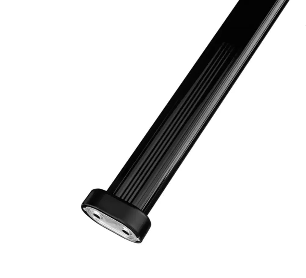 [F136] Closet Clothes Hanging Rail Tube - Black