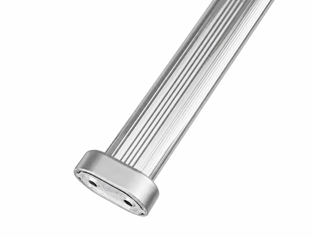 [F137] Closet Clothes Hanging Rail Tube - Silver