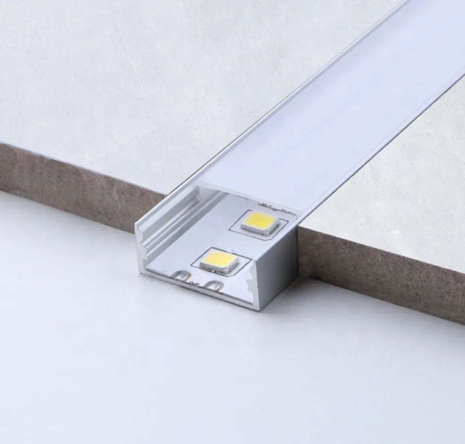 [F115] Led Light Aluminum Profiles with Cover (3Meter)